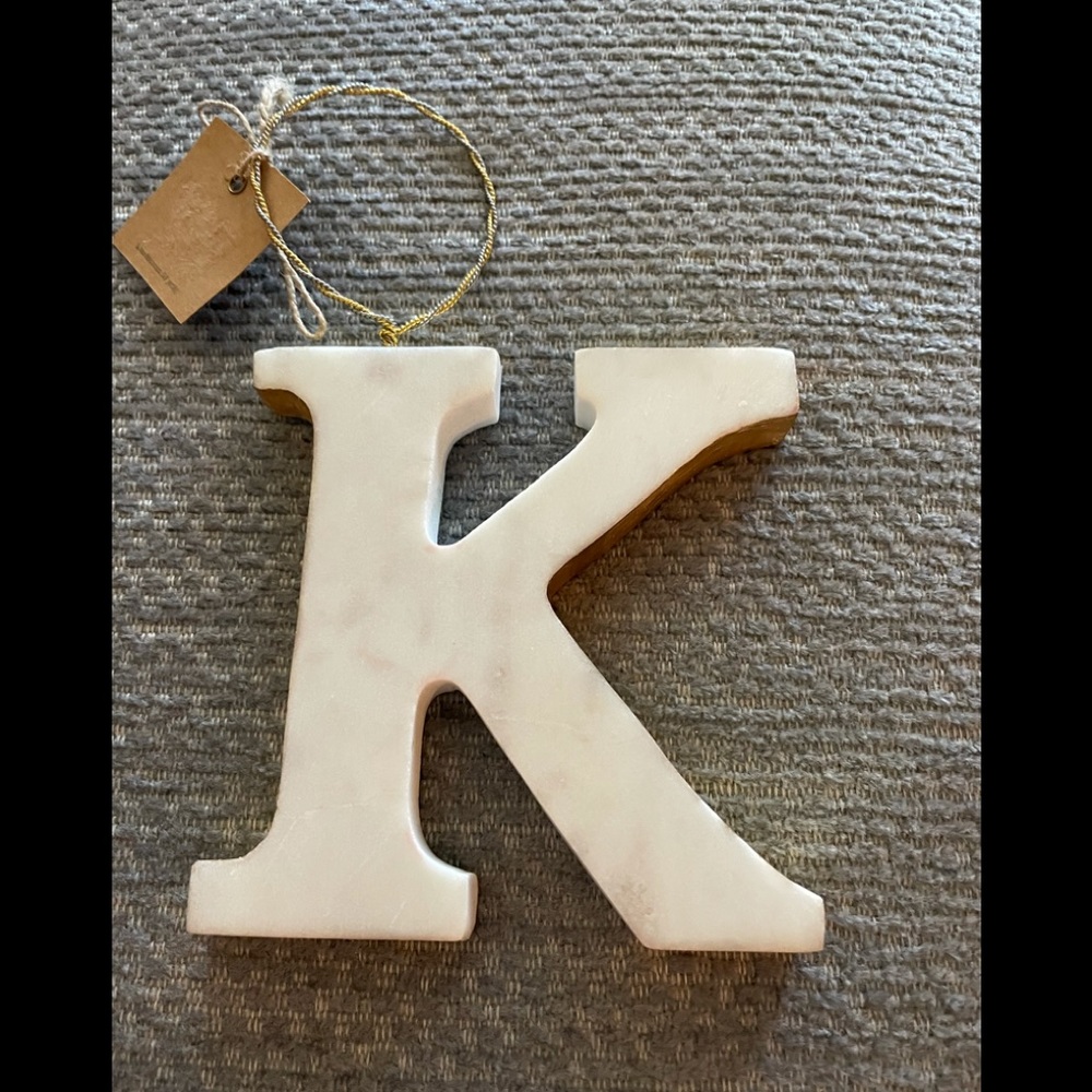 Mud Pie Letter- K